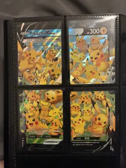 Pikachu V-Union PROMO Set of All 4 Cards SWSH139-142 NM Pokemon Nintendo M9253 - Image 1