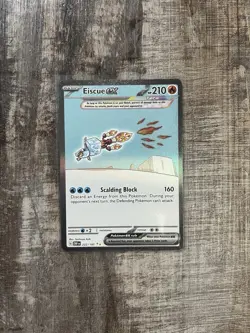 Pokemon Eiscue EX TCG Card 222/197 Obsidian Flames - Image 1