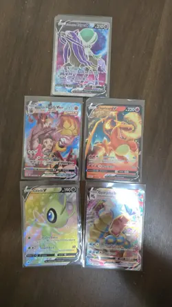 Pokemon TCG 5 CARD ULTRA RARE LOT - Charizard + MORE - Image 1
