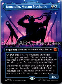 MTG SkeenAB Donatello, Mutant Mechanic (Borderless) TMNT NM - Image 1