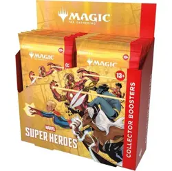 Collector Booster Box Marvel Super Heroes MTG 6/19 Sealed Magic Gathering - Image 1