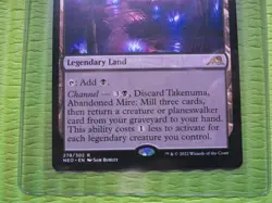 Takenuma, Abandoned Mire MTG Kamigawa: Neon Dynasty 278 Rare Regular - Image 2