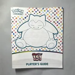 Pokemon TCG Scarlet & Violet 151 Player’s Guide Booklet Snorlax English - Image 1