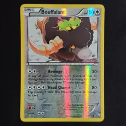 Bouffalant 107/113 Reverse Holo Uncommon Legendary Treasures Pokemon LP - Image 1
