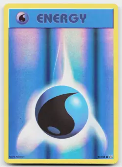 Water Energy 93/108 Common Evolutions Pokemon Reverse Holo Near Mint - Image 1