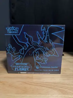 Pokemon TCG Mega Evolution Phantasmal Flames Pokemon Center ETB Sealed - Image 1
