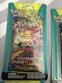 Pokemon TCG 2 Pack Pin Blister Darkness Ablaze & Sun& Moon Lot Of 6 Sealed! - Image 5