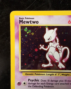 Pokemon TCG Mewtwo 10/130 Base Set 2 Holo Rare Vintage 1999-2000 WOTC - Image 4