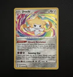 Pokemon TCG Jirachi 119/185 Vivid Voltage Amazing Rare Holo English 2020 - Image 1