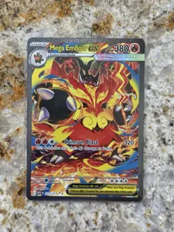 Pokemon Ascended Heroes Mega Emboar Ex Ultra Rare 273/217 NM - Image 1