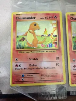 Pokemon TCG Charmander - Toys R Us Promo X3 - 09/108 - MINT / SEALED - Image 2