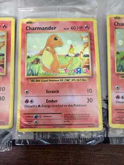 Pokemon TCG Charmander - Toys R Us Promo X3 - 09/108 - MINT / SEALED - Image 3
