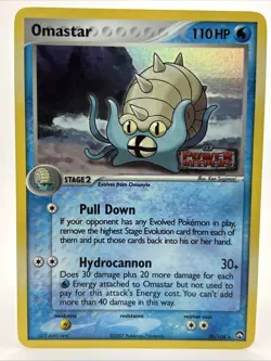 Pokemon TCG - Omastar 20/108 - Power Keepers Stamped - 2007 - LP - Image 1