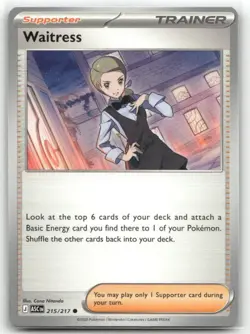 Waitress 215/217 ME: Ascended Heroes Trainer Pokemon TCG - Image 1