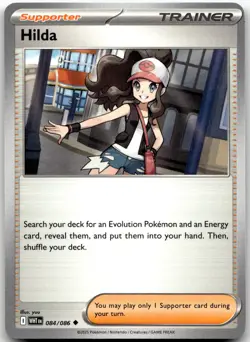 Hilda 084/086 Uncommon White Flare Pokemon Near Mint - Image 1