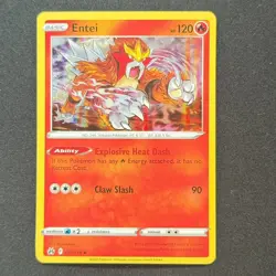 Entei 21/159 Holo Rare SWSH: Crown Zenith Pokemon TCG - Image 1
