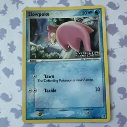 Pokemon TCG Slowpoke Delta Species Reverse Holo Common 50 HP 83/113 2005 - Image 1