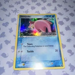 Pokemon TCG Slowpoke Delta Species Reverse Holo Common 50 HP 83/113 2005 - Image 2