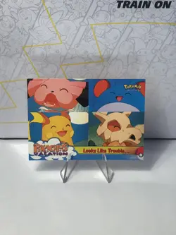 Pokemon TCG - Pikachu's Vacation #44 Looks Like Trouble… Topps - LP - Image 1