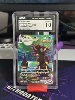 CGC 10 Umbreon VMAX 215/203 Evolving Skies Secret Rare Alt Art 2021 - Image 1
