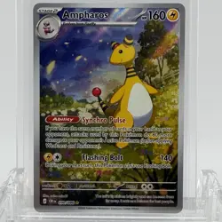 Pokemon TCG Chaos Rising Ampharos #090/086 Illustration Rare NM - Image 1