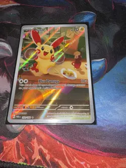 The Pokemon Company Plusle 193/182 SV04 Paradox Rift Illustration Rare Holo - Image 1