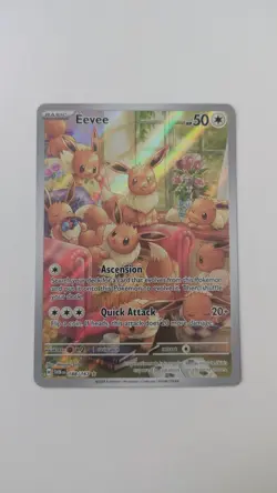 Eevee 188/167 Illustration Rare Pokemon TCG SV06 Twilight Masquerade Near Mint - Image 1