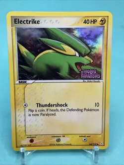 Pokemon Electrike 64/110 Holon Phantoms Reverse Holo Rare Stamped - Image 1