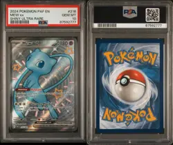 Pokemon Mew ex 216/091 PSA 10 Gem Mint Paldean Fates Shiny Ultra Rare Full Art - Image 3