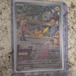 The Pokemon Company Pikachu 173/165 SV 151 Illustration Rare Full Art Holo EN - Image 1