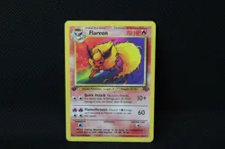Pokemon TCG Flareon 19/64 Jungle 1st Edition Rare Regular Non-Holo - Image 5