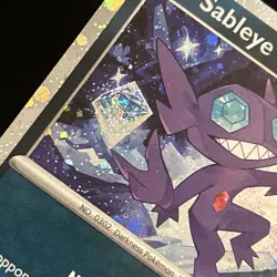 Pokemon TCG Sableye 136/193 - Near Mint Cosmos Holo Promo SWIRL ON DIAMOND RARE - Image 4
