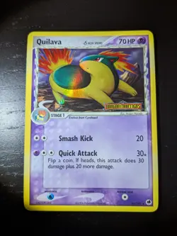 Quilava 36/101 Reverse Holo Rare EX Dragon Frontiers Pokemon LP - Image 3