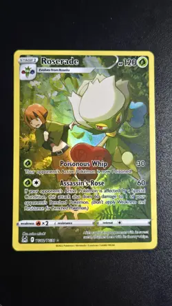 Roserade TG02/TG30 SWSH Lost Origin Trainer Gallery Holo Pokemon - Image 1