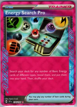 Energy Search Pro 176/191 - Pokemon SV08: Surging Sparks - Ace Spec Rare (NM) - Image 1