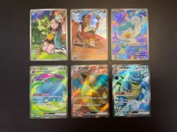 Pokemon TCG S-ChineseSprigatito+Fuecoco+Quaxly&Venusaur+Charizard+Blastoise exF - Image 1