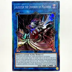 GEIM-EN053 Aleister the Invoker of Madness - Collectors Rare 1st Ed LP YuGiOh - Image 1