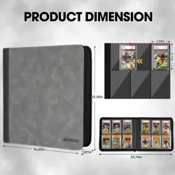 JoyHood Graded Card Binder Graded Cards Holder with 6 Slot - Holds 60 PSA Sla... - Image 2