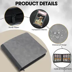 JoyHood Graded Card Binder Graded Cards Holder with 6 Slot - Holds 60 PSA Sla... - Image 3