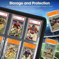 JoyHood Graded Card Binder Graded Cards Holder with 6 Slot - Holds 60 PSA Sla... - Image 5