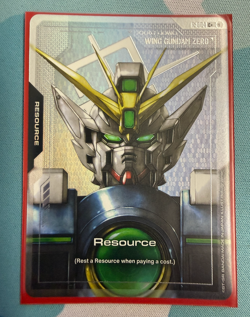 Gundam Card Game TCG Foil Resource Wing Gundam Zero C+ Newtype Rising R-004 - Image 1