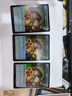 MTG Zendikar Rising Double Token FOOD/GIANT BOAR KNIGHT FOIL - Image 1