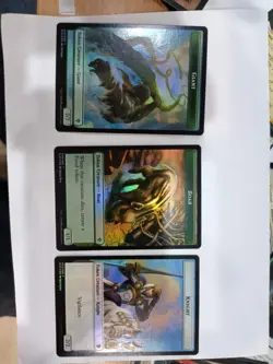 MTG Zendikar Rising Double Token FOOD/GIANT BOAR KNIGHT FOIL - Image 2