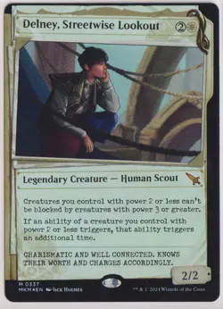 MTG Delney, Streetwise Lookout (Showcase) Murders at Karlov Manor Foil - Image 1