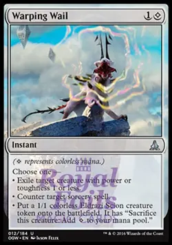 Warping Wail 1x FOIL OGW MTG Oath of the Gatewatch Uncommon MINT colorless - Image 1