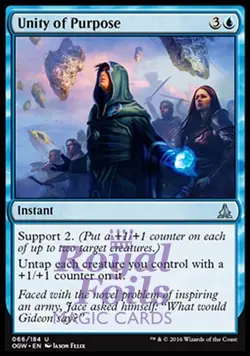 Unity of Purpose 2x FOIL OGW MTG Oath of the Gatewatch Uncommon MINT blue - Image 1