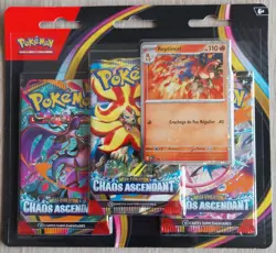 POKEMON Tripack CHAOS ASCENDANT ME04 , Blister Neuf VF - Image 1