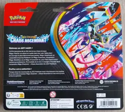 POKEMON Tripack CHAOS ASCENDANT ME04 , Blister Neuf VF - Image 2