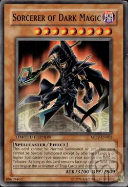 Sorcerer of Dark Magic MOV-EN002 Yu-Gi-Oh! Movie Promo Set Yu-Gi-Oh Limited NM/M - Image 2