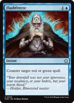 Flashfreeze - Light Play MTG Foundations - Image 1